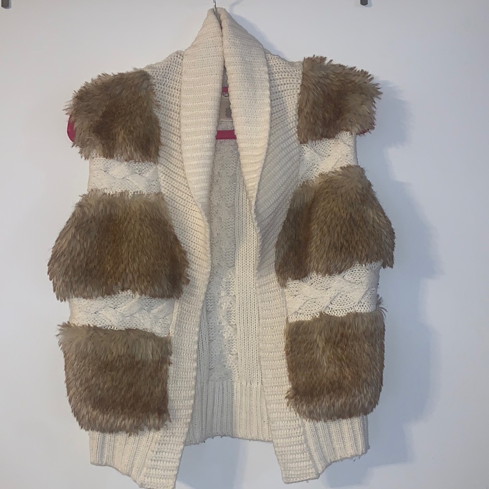 Arden B Fax Fur Vest